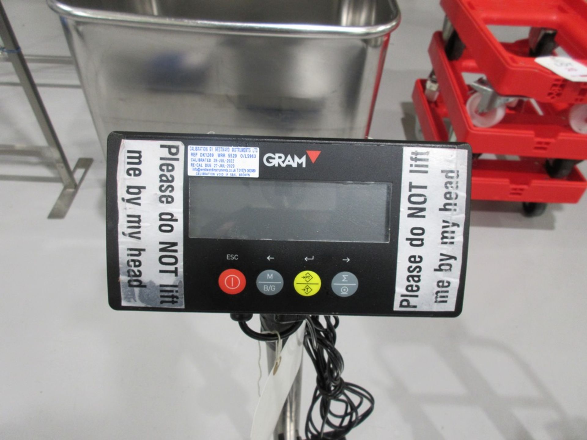 GRAM electronic weighing scales, serial no. 0000394639 - Image 2 of 3