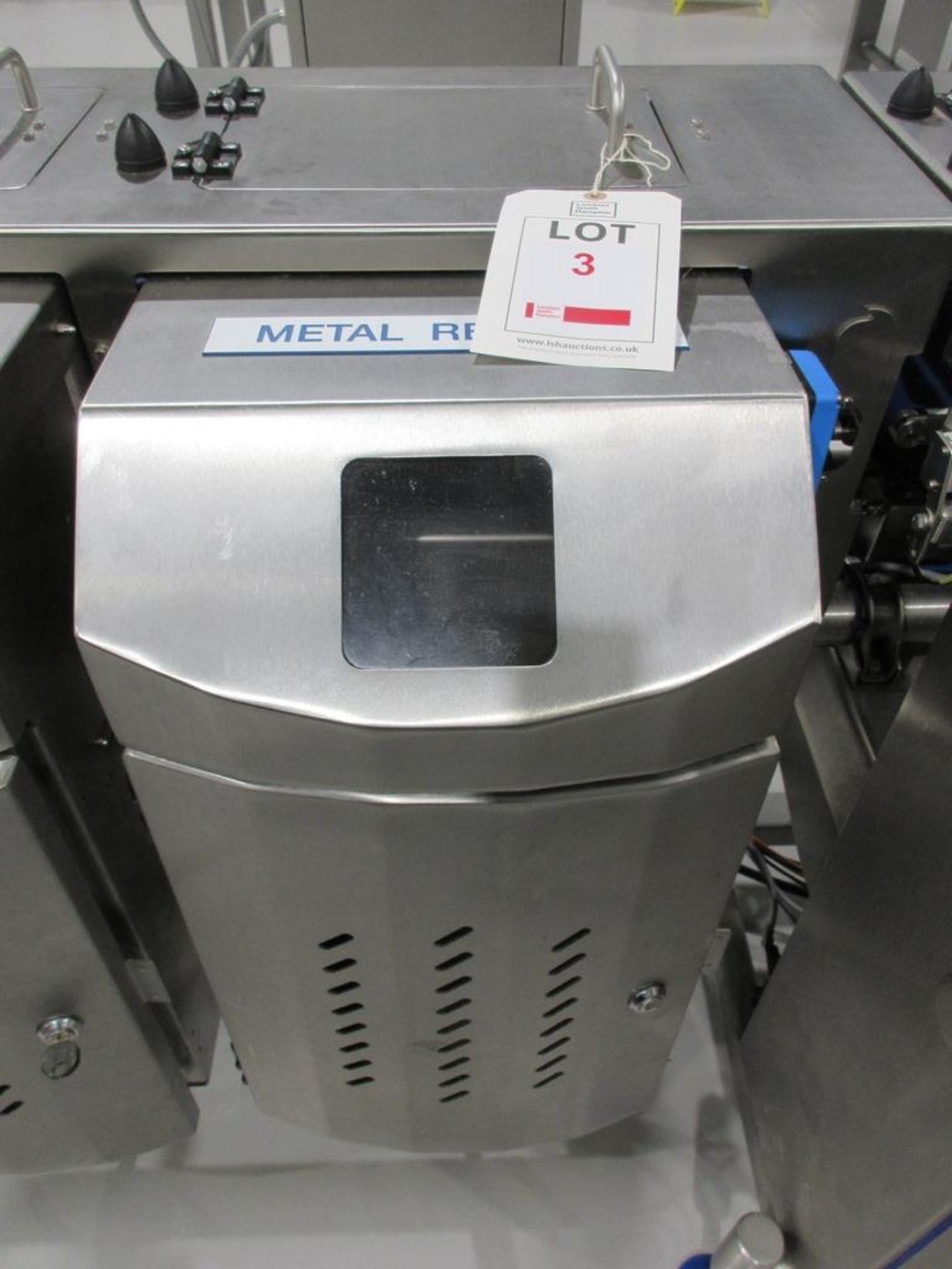 Loma stainless steel inspection system including metal detector and check weigh system, serial no. - Image 8 of 17