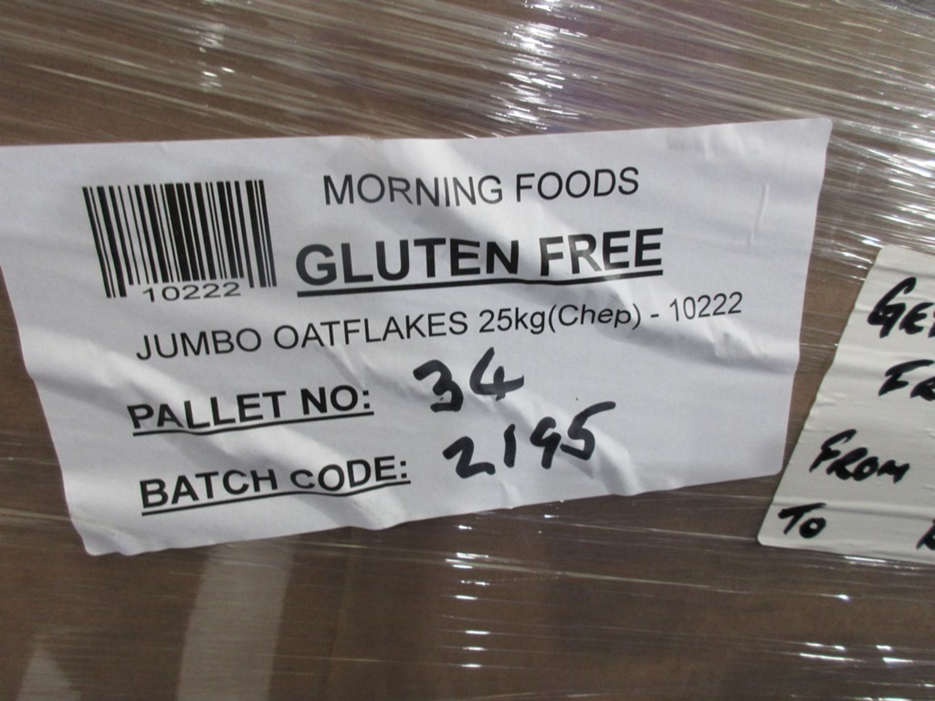 Circa. 45 x 25kgs bags of Morning Foods Jumbo oats, gluten free - expiry date: Jan 2024 Please Note: - Image 3 of 5