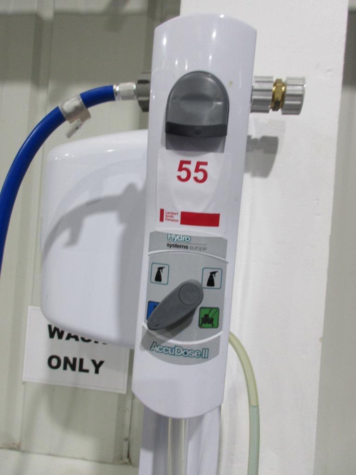 Hydro Systems AccuDose II wall mounted dosing station with associated pipework - Image 2 of 2