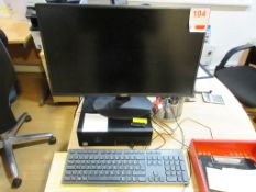 Dell Optiplex Core i3 computer system with 21" Xenta flat screen, keyboard, mouse