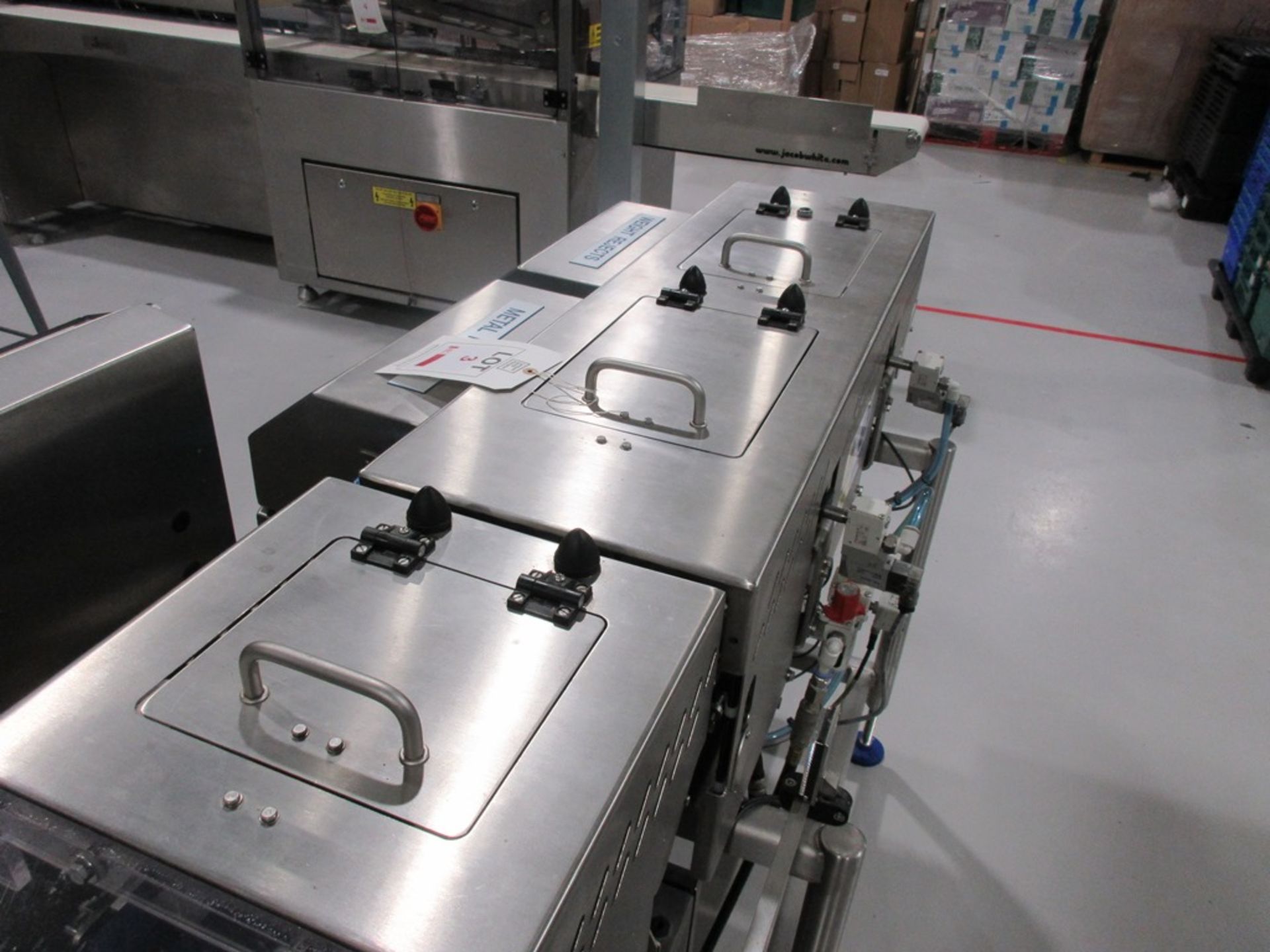 Loma stainless steel inspection system including metal detector and check weigh system, serial no. - Image 13 of 17