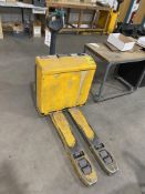 Jungheinrich EJE battery operated pedestrian pallet truck