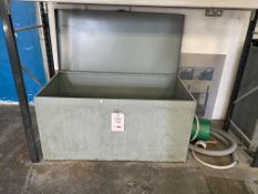 Metal lockable storage chest