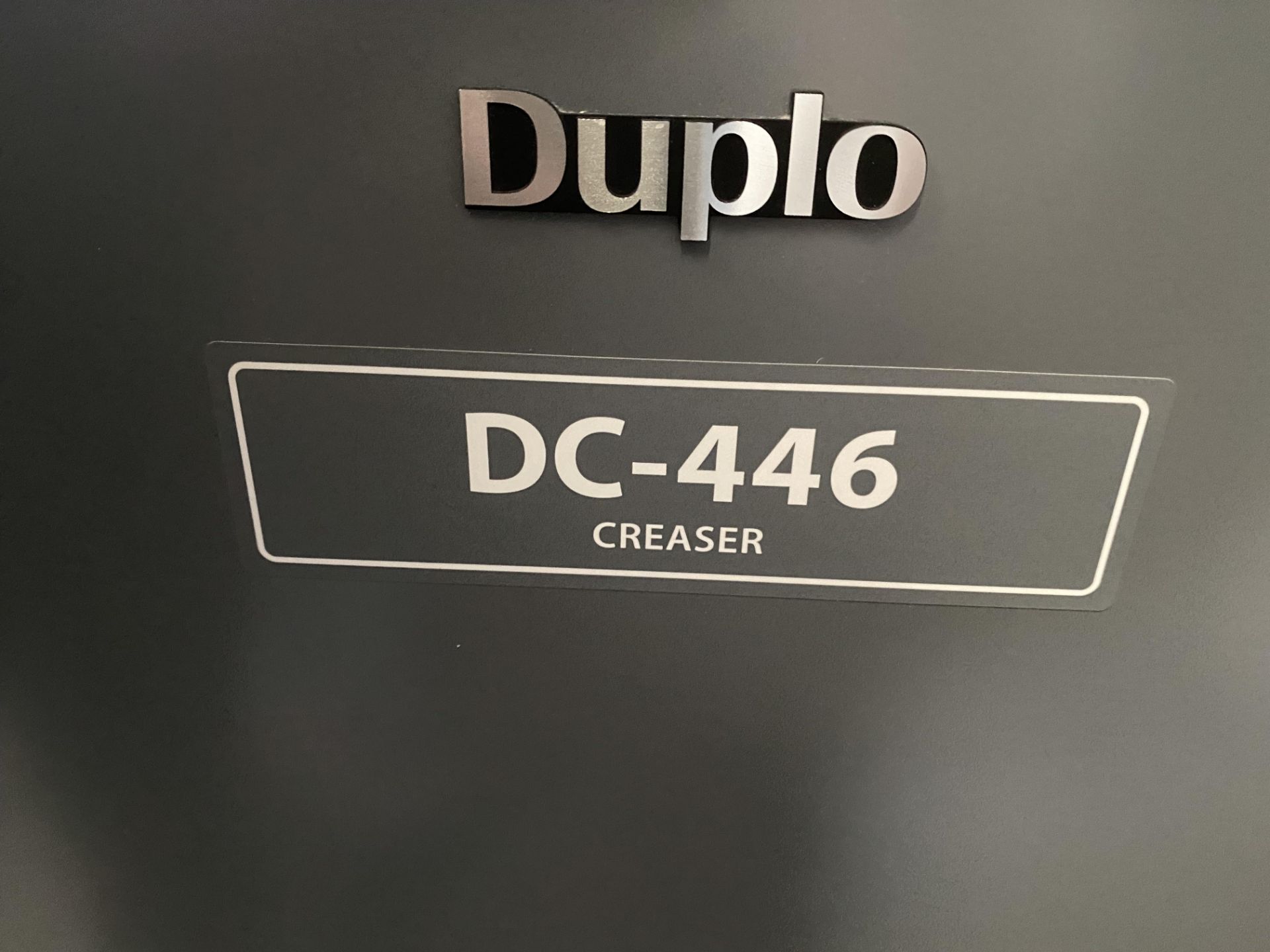 Duplo DC-446 creaser, serial no. 200452606 (2020) - Image 4 of 6