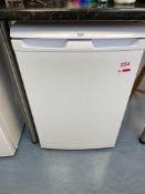 Undercounter Beko fridge, Kenwood 2-slice toaster