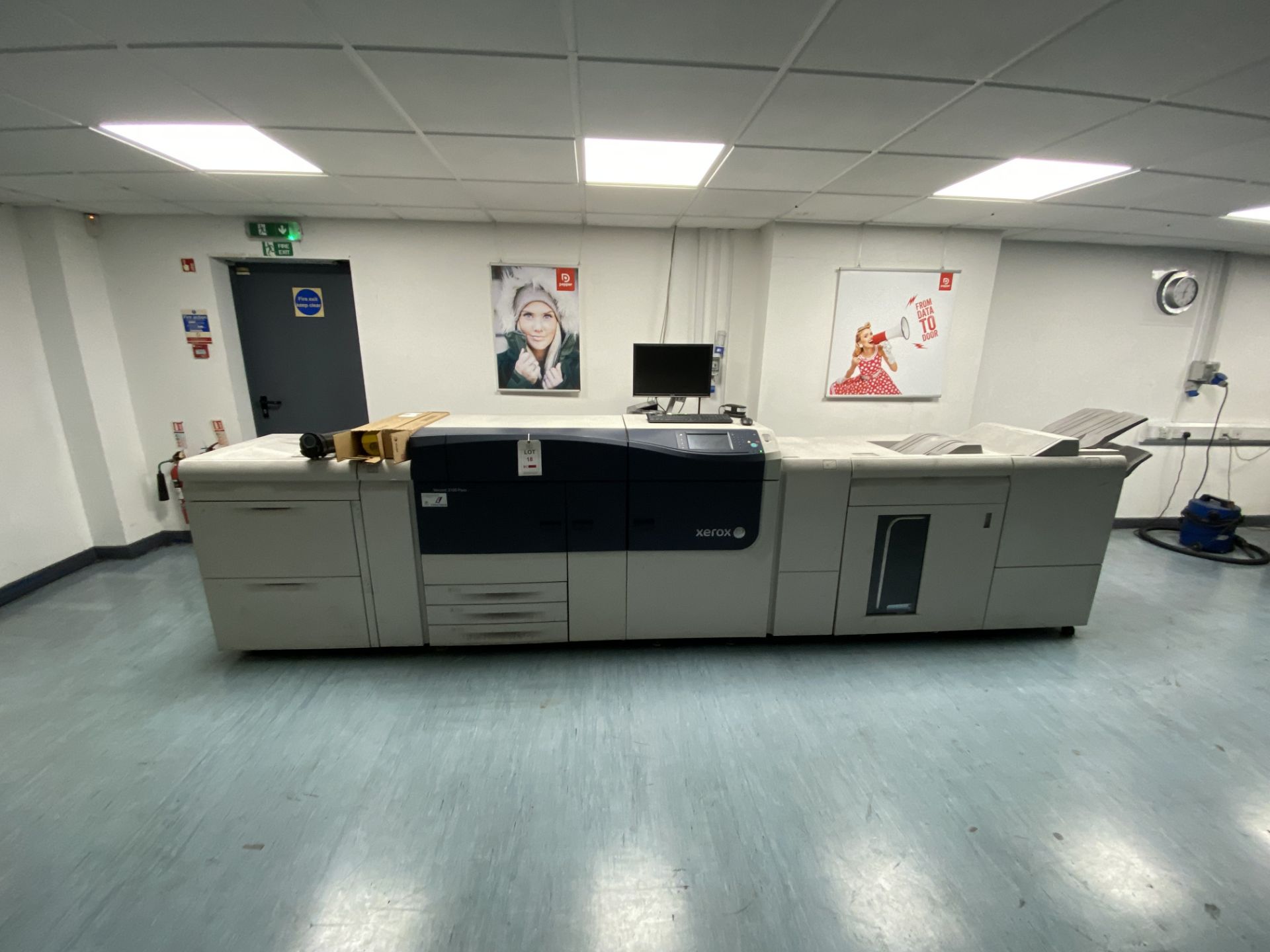 Xerox Versant 3100 digital printing press, product no. J-B210, LCS-1 and A-FN13