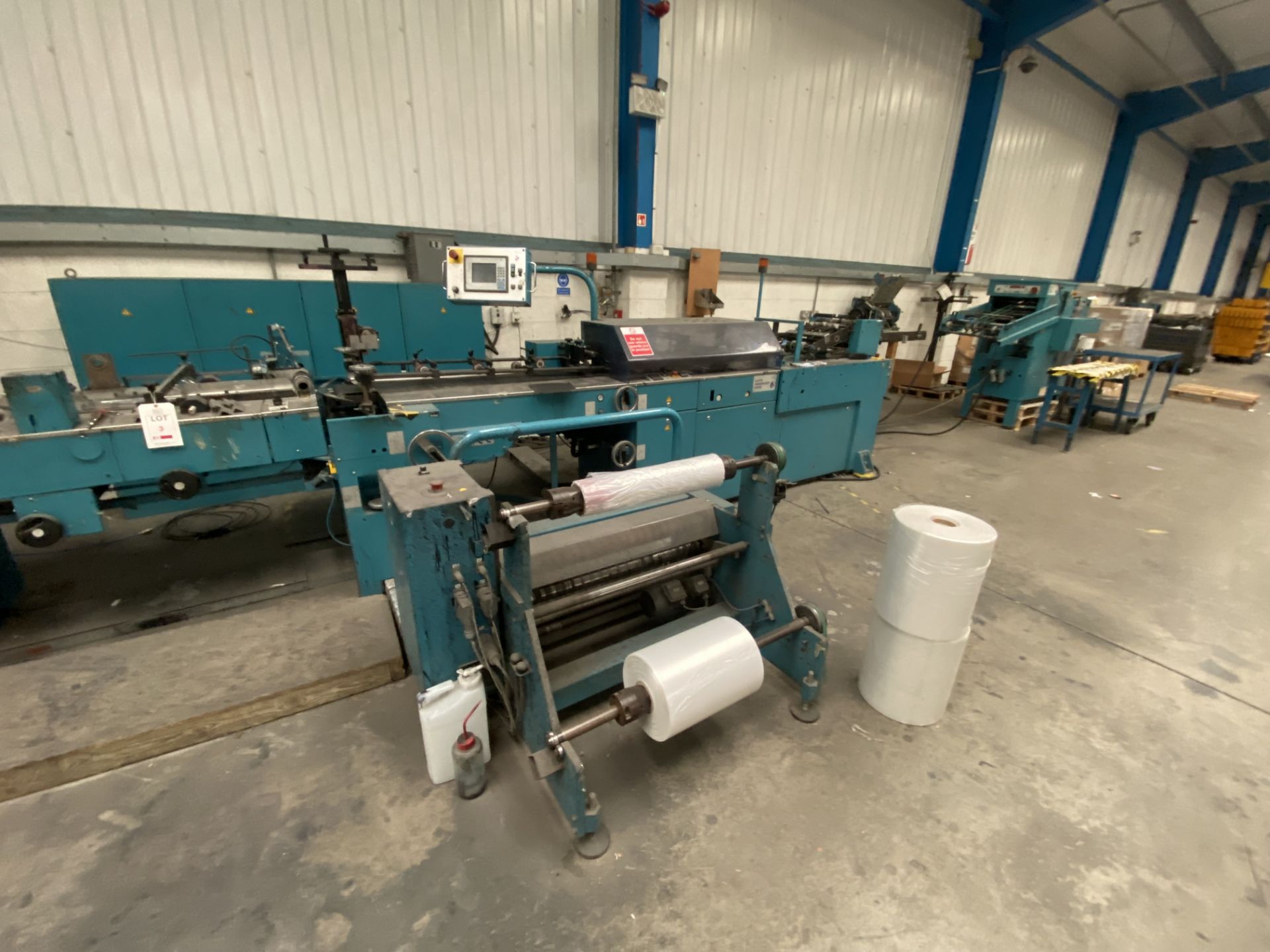 Buhrs Zaandam polywrap insertion line, serial no. 4451192 (2001), including 3 insertion heads, - Image 7 of 14