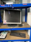 HP L1950g monitor, Dell Optiplex 3020, reg model D085, HP computer, serial no. CZC6219FKS