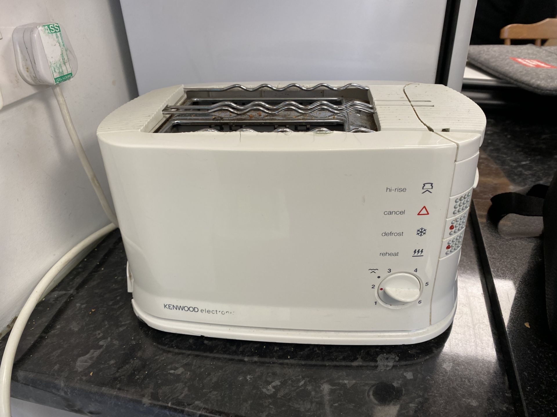 Undercounter Beko fridge, Kenwood 2-slice toaster - Image 2 of 3