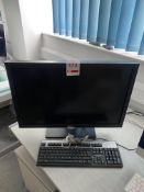 Dell monitor, 2709wb, keyboard, mouse & tower - HP serial no. CZC82676NQ Prodesk