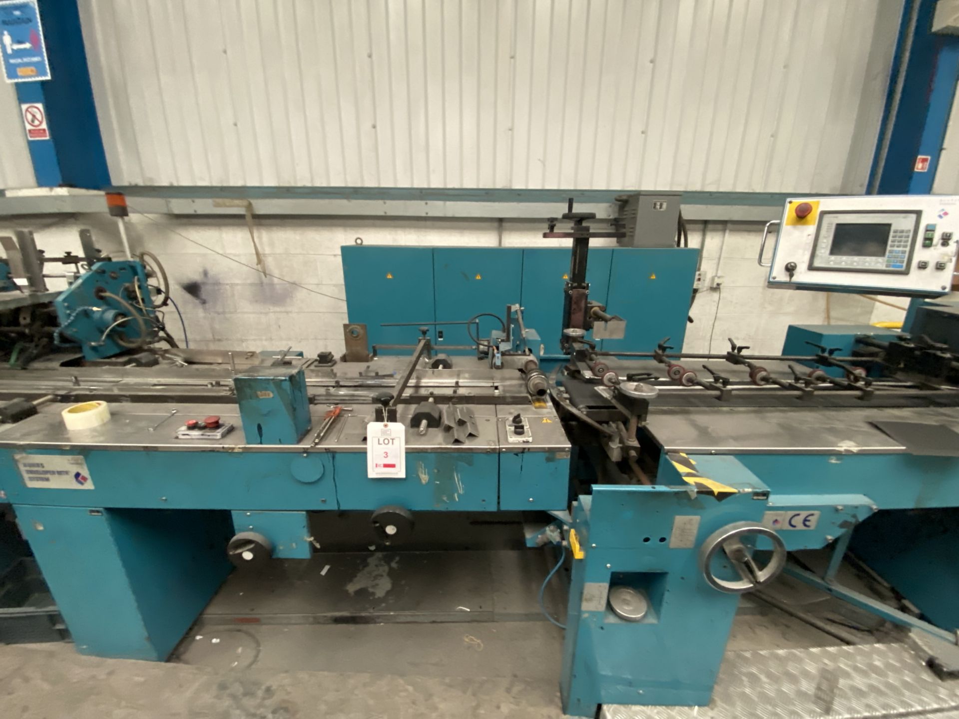Buhrs Zaandam polywrap insertion line, serial no. 4451192 (2001), including 3 insertion heads, - Image 5 of 14
