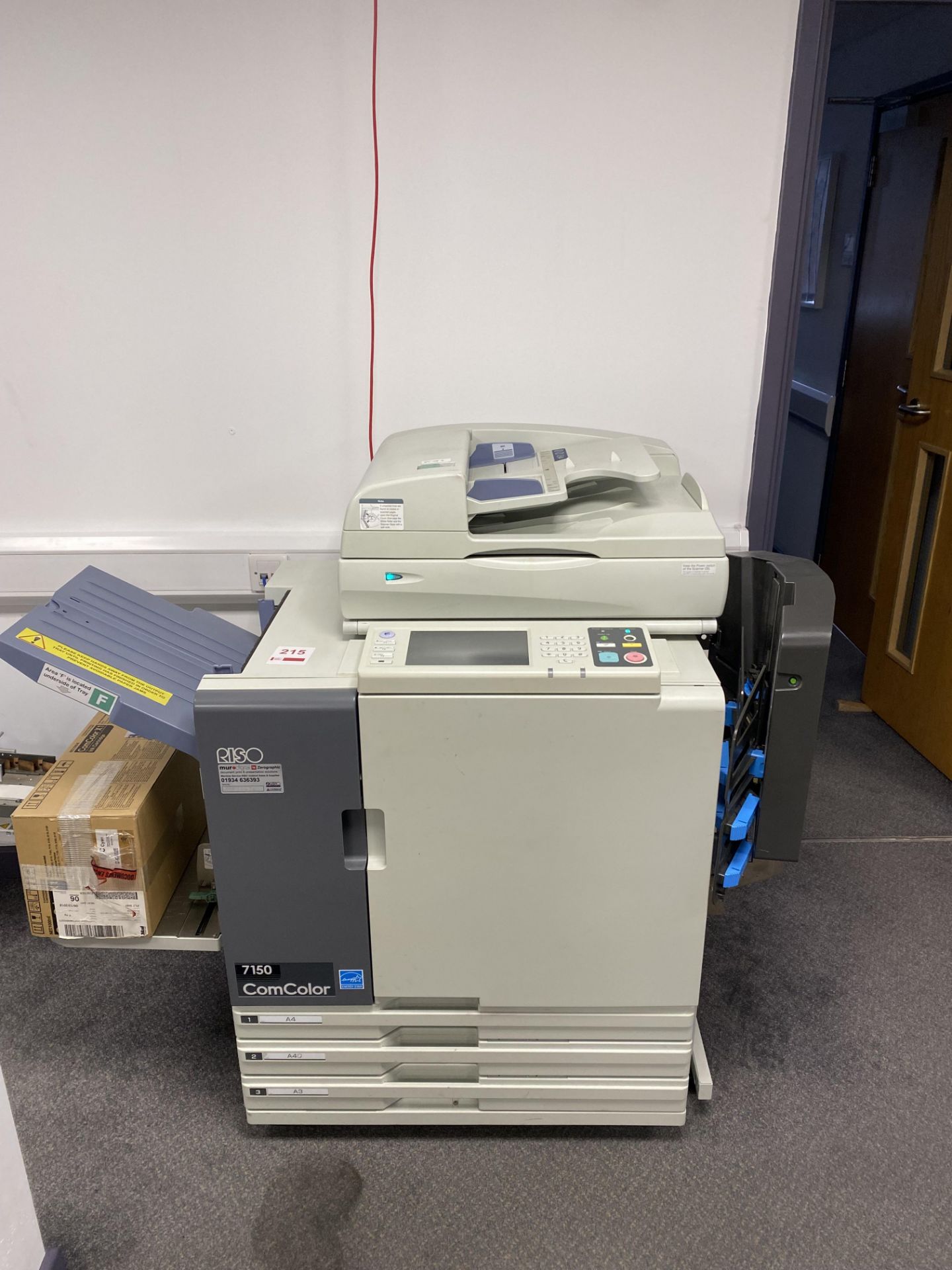 Riso Comcolor 7150 printer (including ink cartridge)