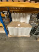 Pallet containing 31 reels of plastic wrap