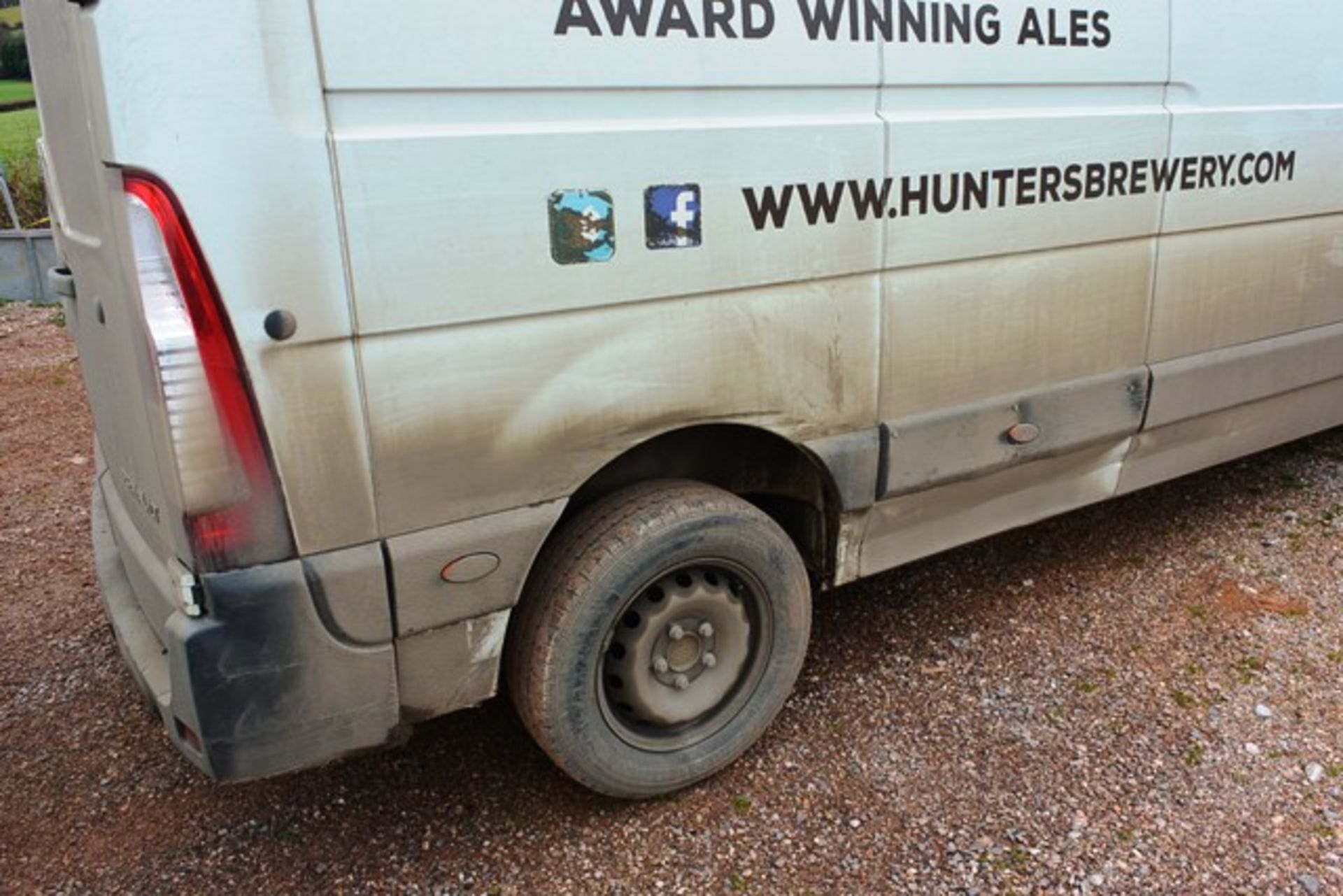 Renault Master panel van, reg no. WF66 UAL (please note: front bumper damage, drivers side panel - Image 13 of 14