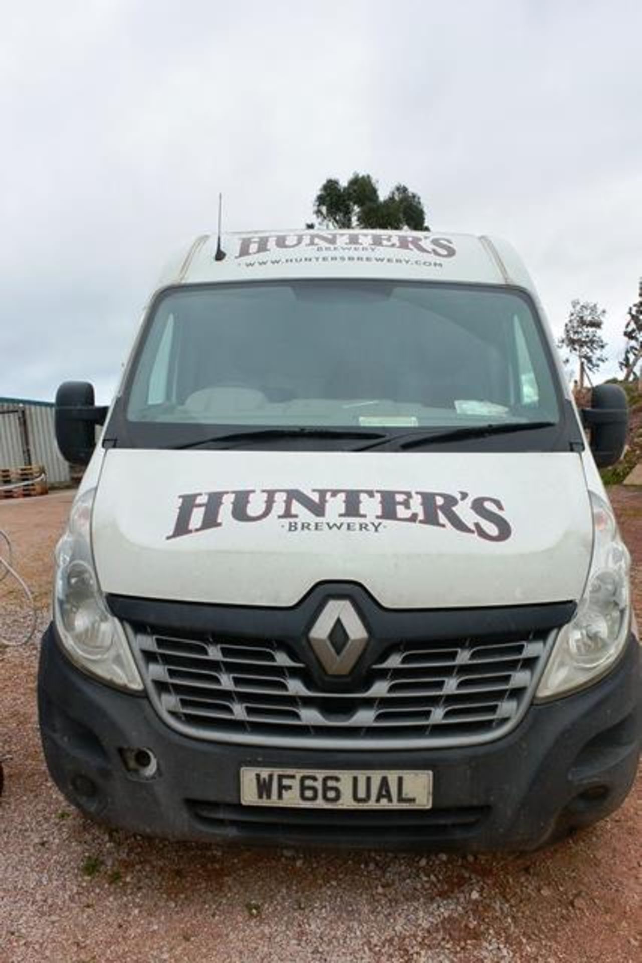 Renault Master panel van, reg no. WF66 UAL (please note: front bumper damage, drivers side panel - Image 2 of 14