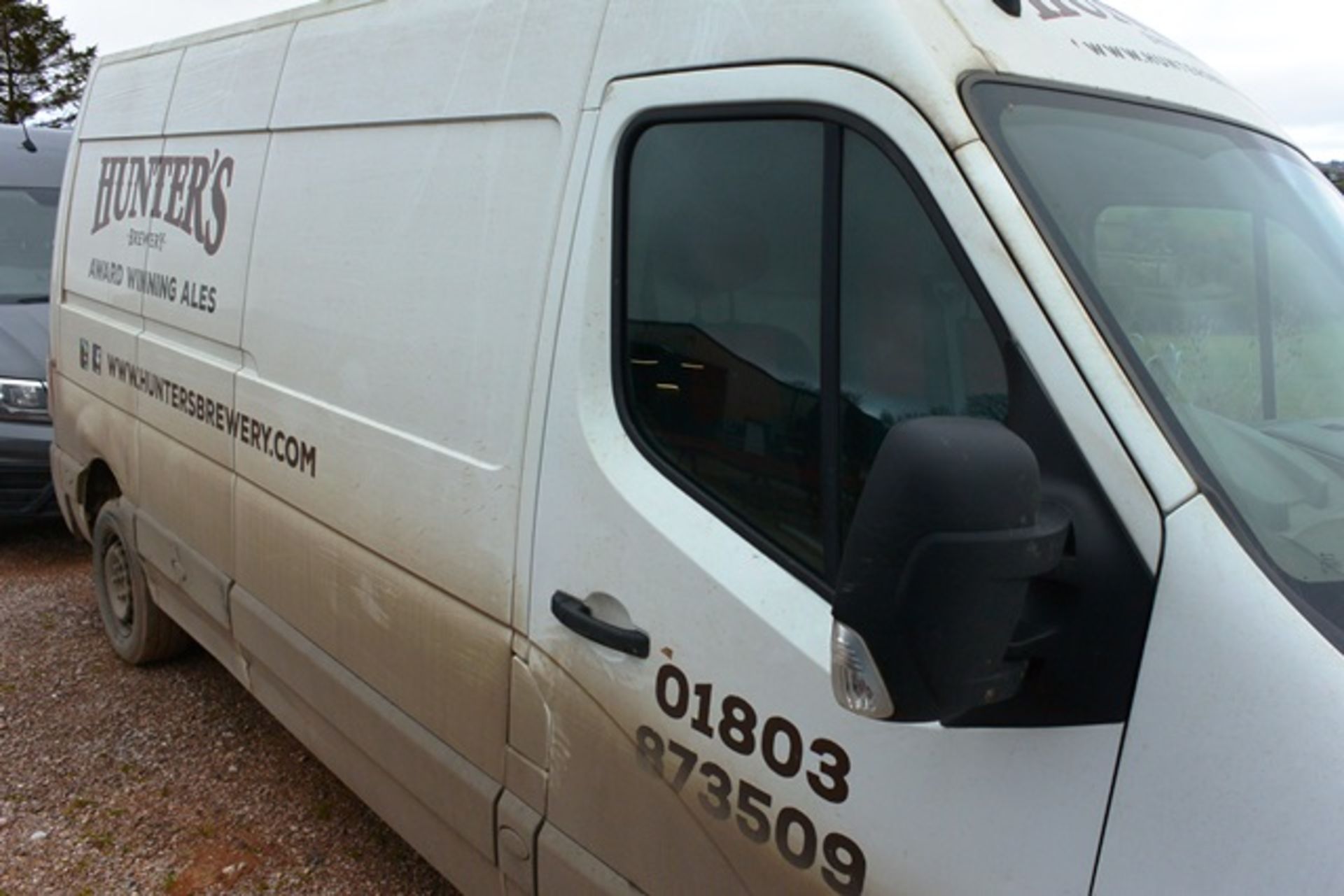 Renault Master panel van, reg no. WF66 UAL (please note: front bumper damage, drivers side panel - Image 3 of 14