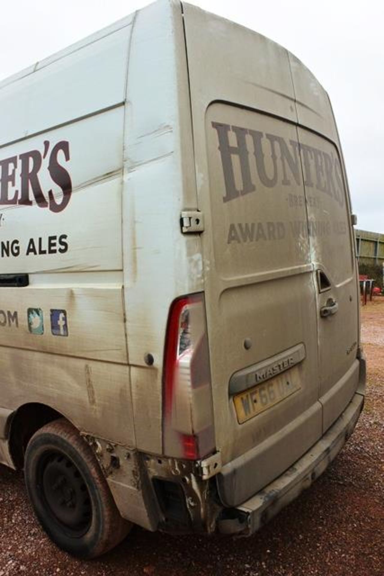 Renault Master panel van, reg no. WF66 UAL (please note: front bumper damage, drivers side panel - Image 6 of 14