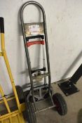 Two manual sack trucks (one foldable). This Lot is Located: Black Tor Brewery, Units 5 & 6,