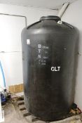 Polysiv plastic cold water tank, vertical, ref CLT, 1000mm dia x 1500mm, approx 1700 litre capacity,