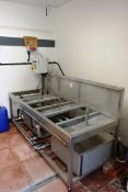 Pureweld stainless steel 3 cask washer, model BLC 70-100 (2017) (Please note: A work Method