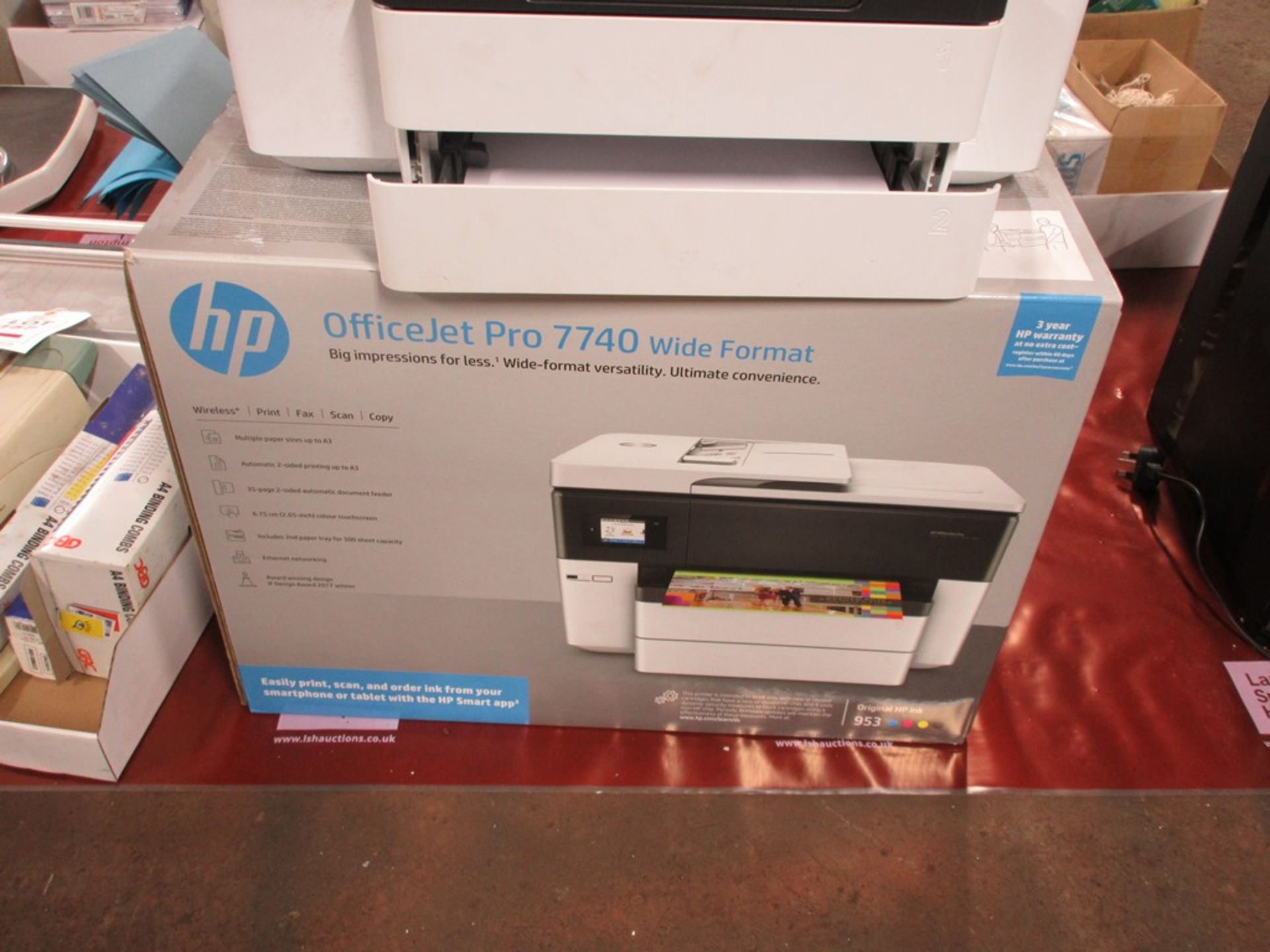 HP Officejet Pro 7740 all-in-one printer - Image 2 of 4