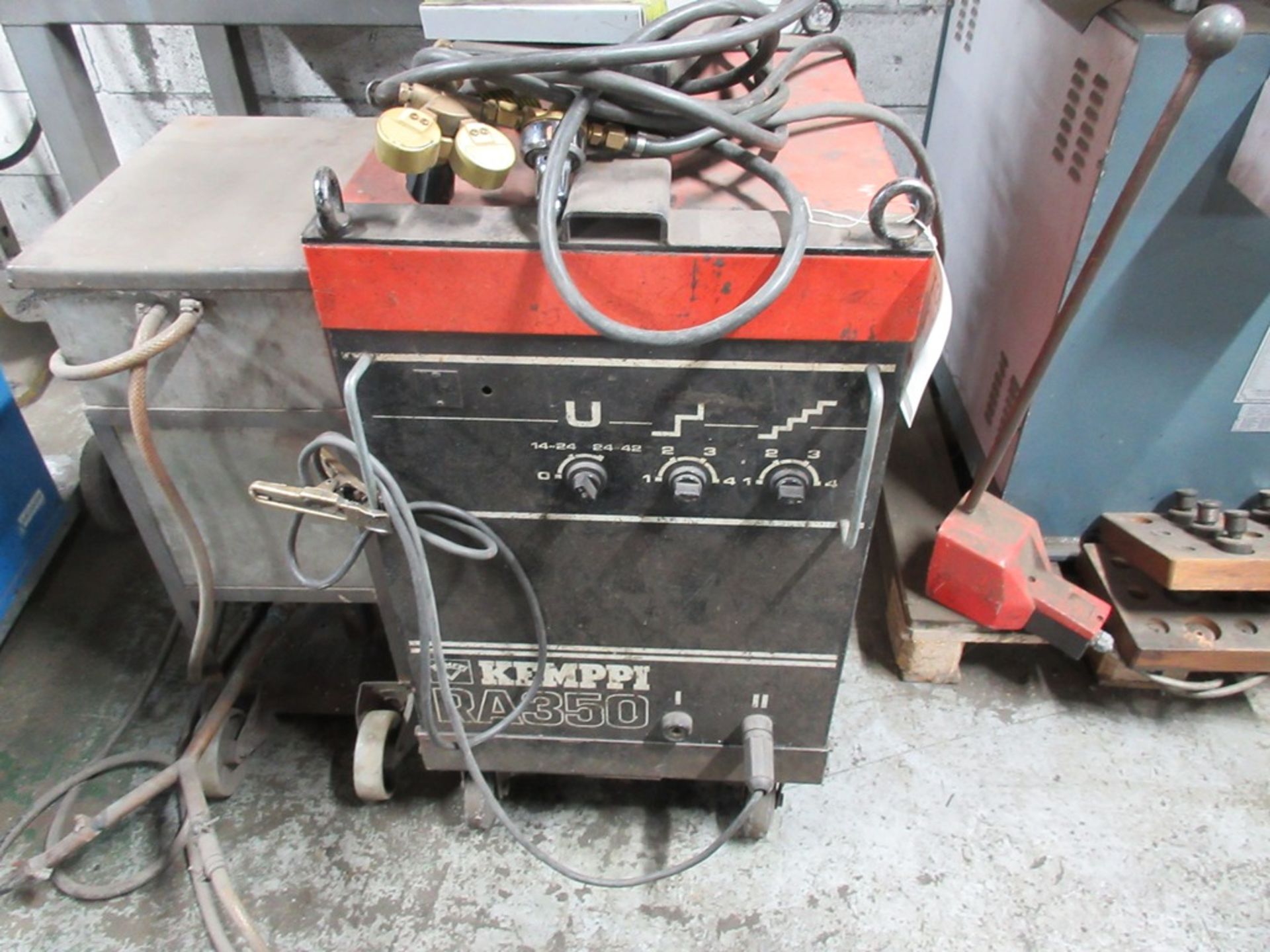 Kemppi RA350 mig welding set with F120 wire feeder - Image 2 of 5