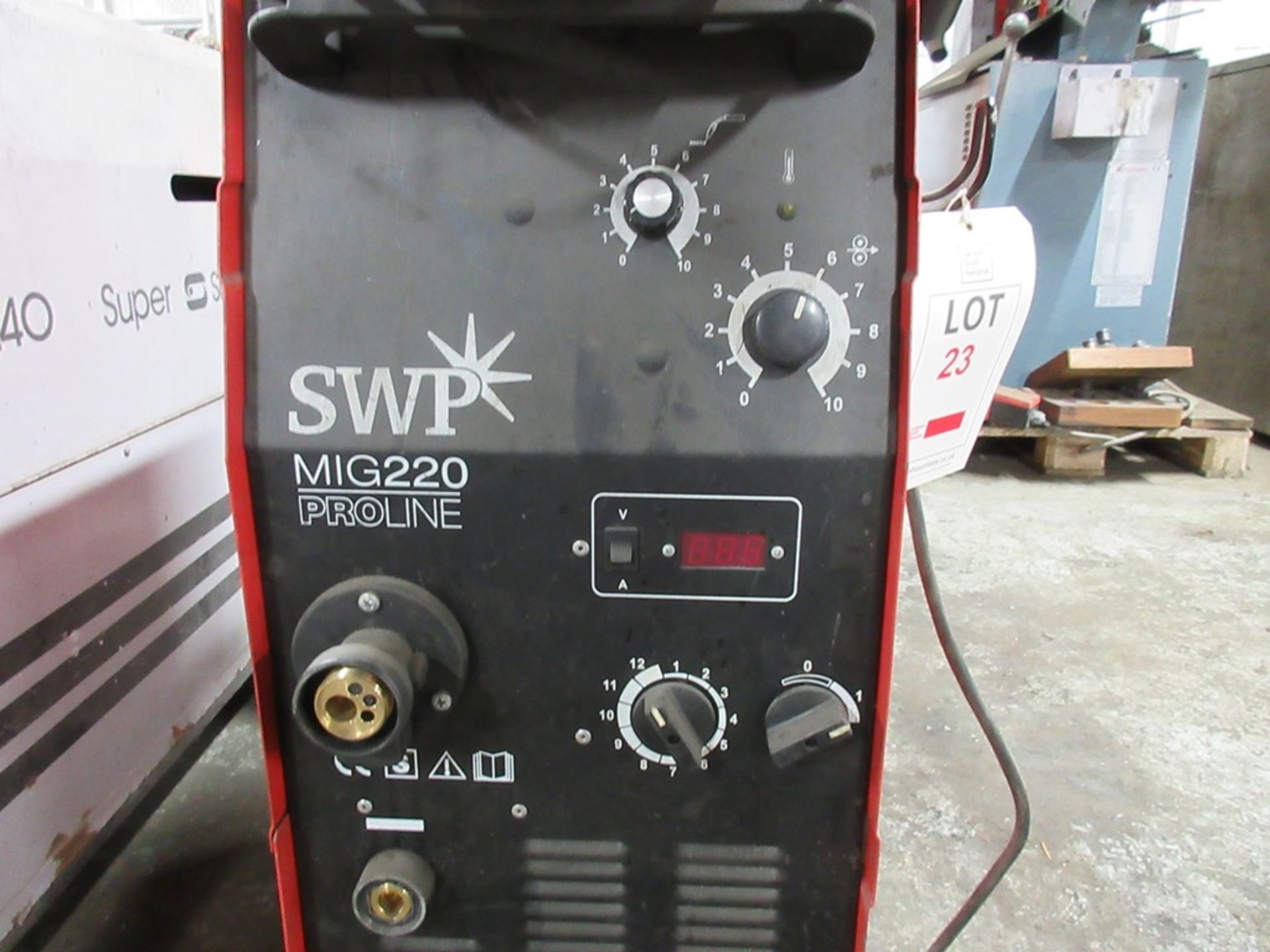SWP Mig 220 Proline mig welder, serial no. 4050556 - Image 3 of 5