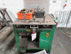 Kerry Forge "Smithy's Mate" hydraulic sectional horizontal hot press bender and twister