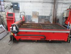 Swift Cut Automation single head bridge type plasma cutter, model 2500-WT, serial no. 15080918