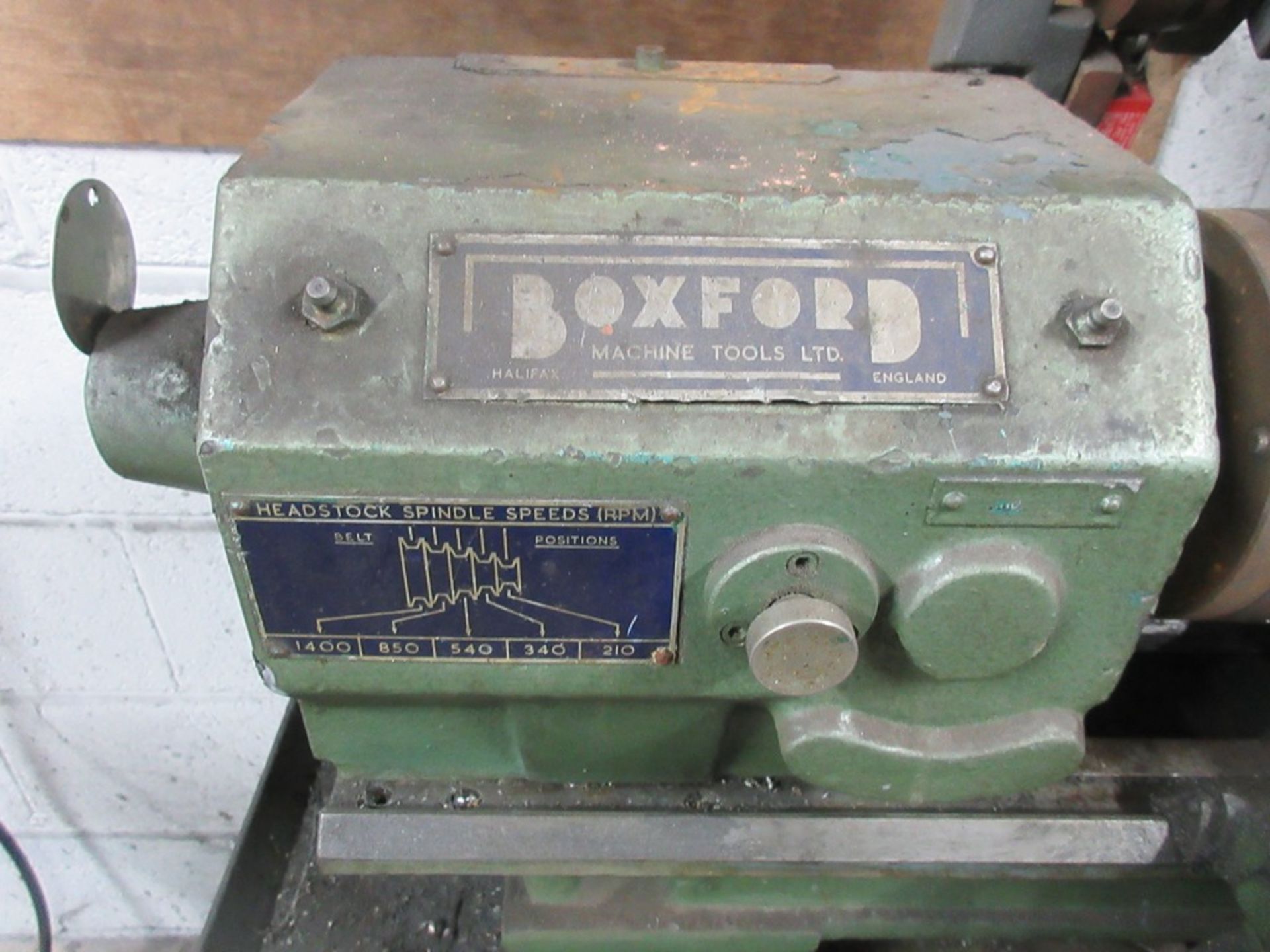 Boxford slant bed SS&SC centre lathe, serial no. DEH 5656/1/36 - Image 4 of 6