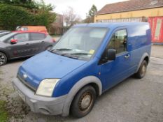 Ford Transit Connect Lx 1.7Tddi Swb panel van, 74bhp Registration: EN04 TCK Recorded mileage: