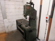 P J Hare hydraulic vertical press, type PO, serial no. 1309, table size 12" x 18"