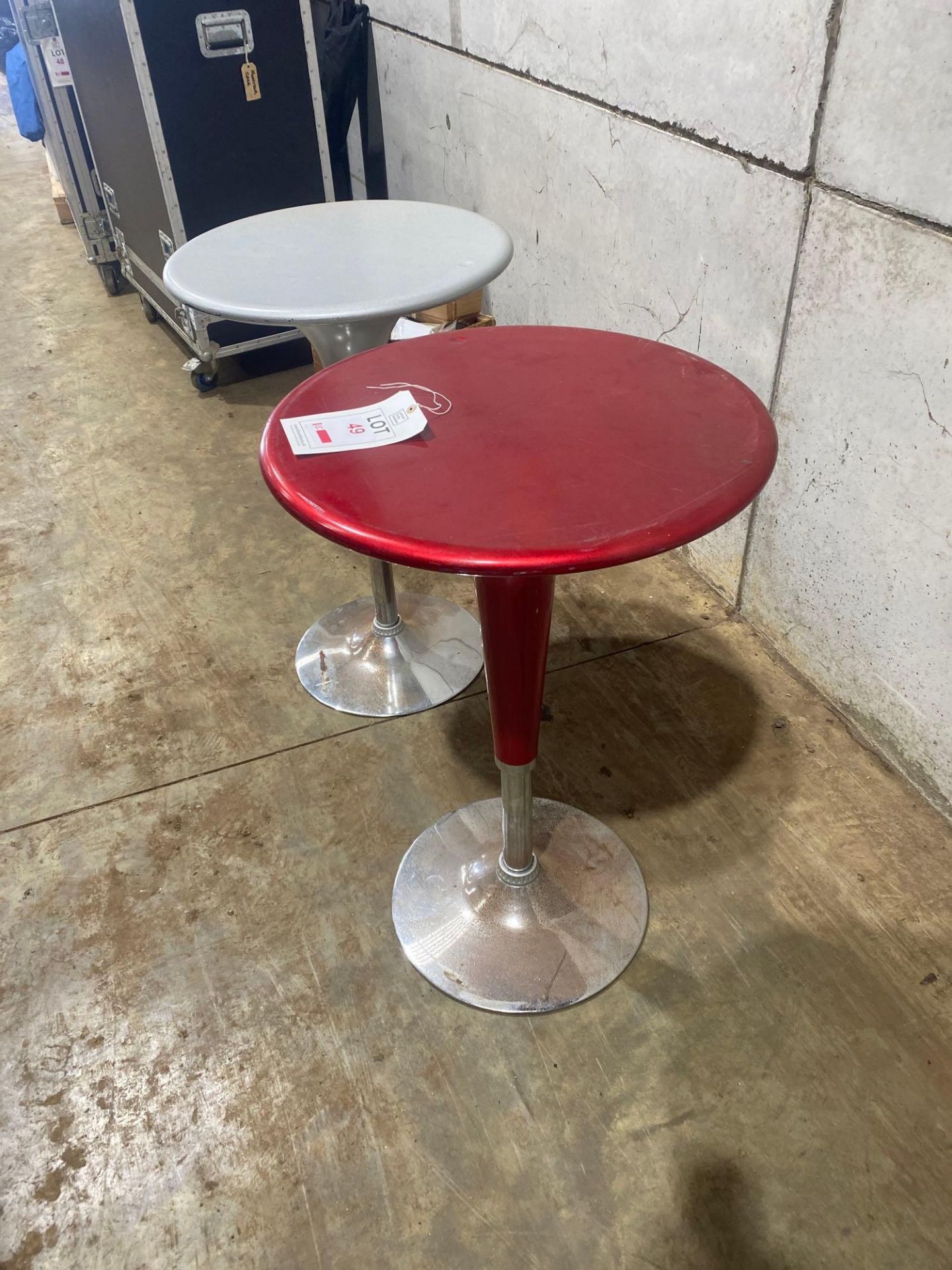 Two oche height adjustable tables (Located Milton Keynes) - Image 2 of 4