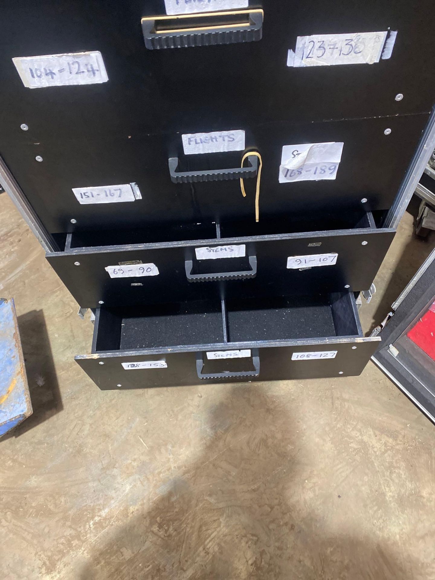 Purpose-built mobile point of sale flight case and contents to include a large quantity of various - Image 5 of 11