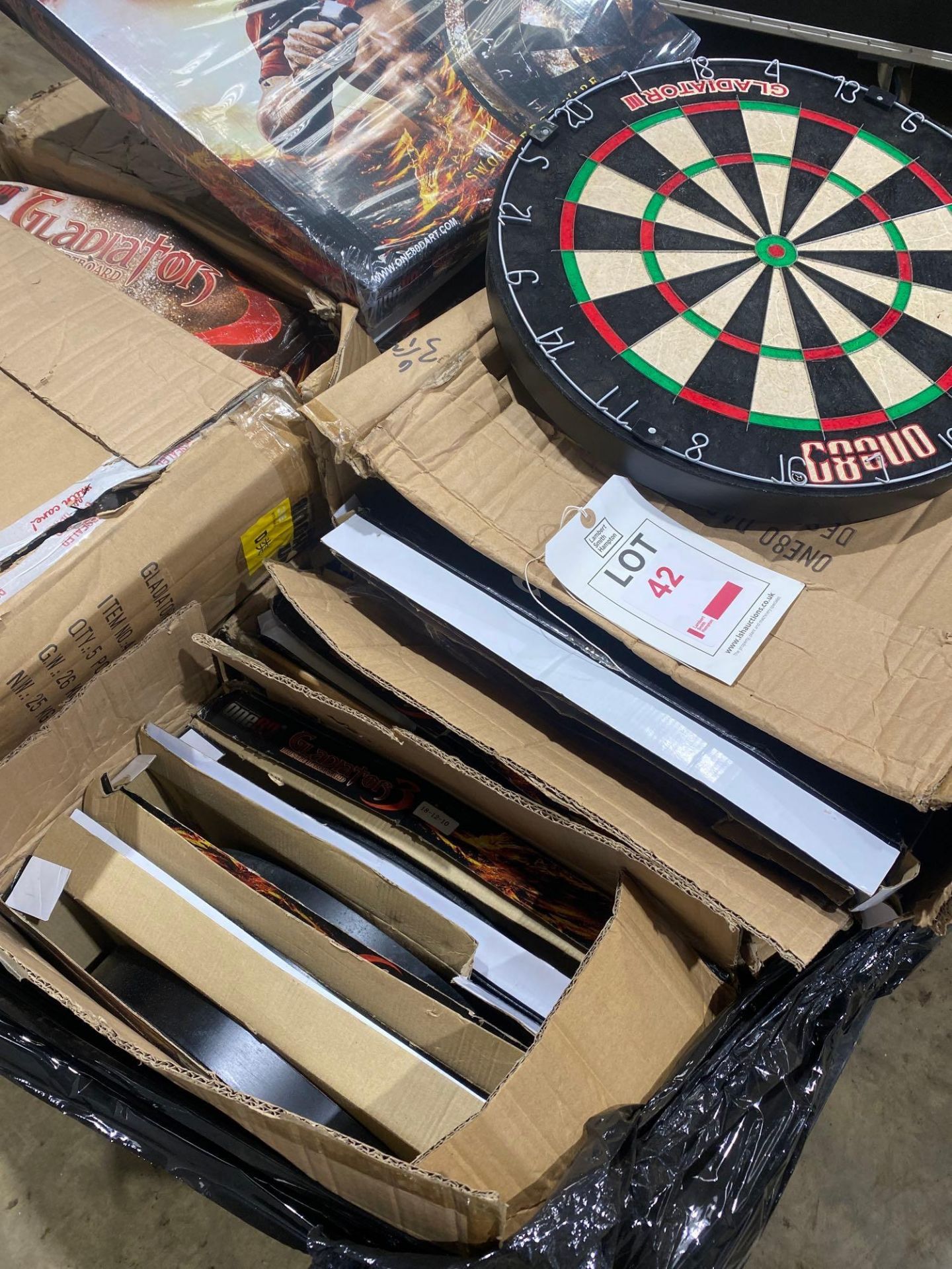 Approximately 40 used gladiator 3 dartboards (Located Milton Keynes) - Image 4 of 5