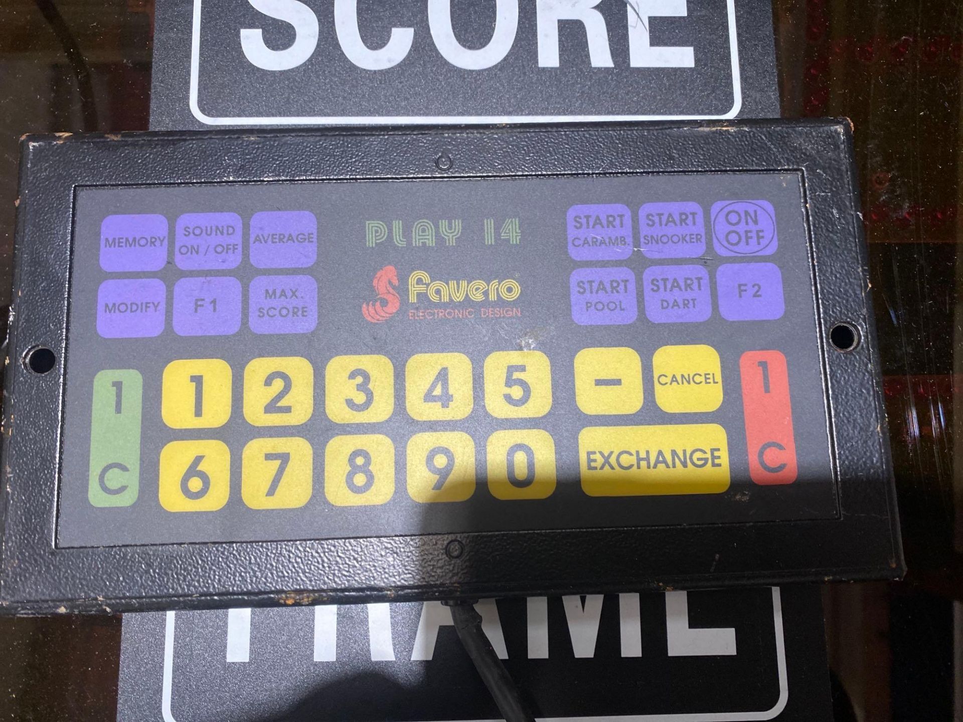 Two large Favero electronic design play 14 digital scoreboard complete with flight cases (scoreboard - Image 3 of 8