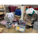 Pallet comprising large quantity of various BDO clothing to include coats, hoodies, T-shirts, dart