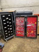 Purpose-built mobile point of sale flight case and contents to include a large quantity of various