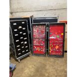 Purpose-built mobile point of sale flight case and contents to include a large quantity of various