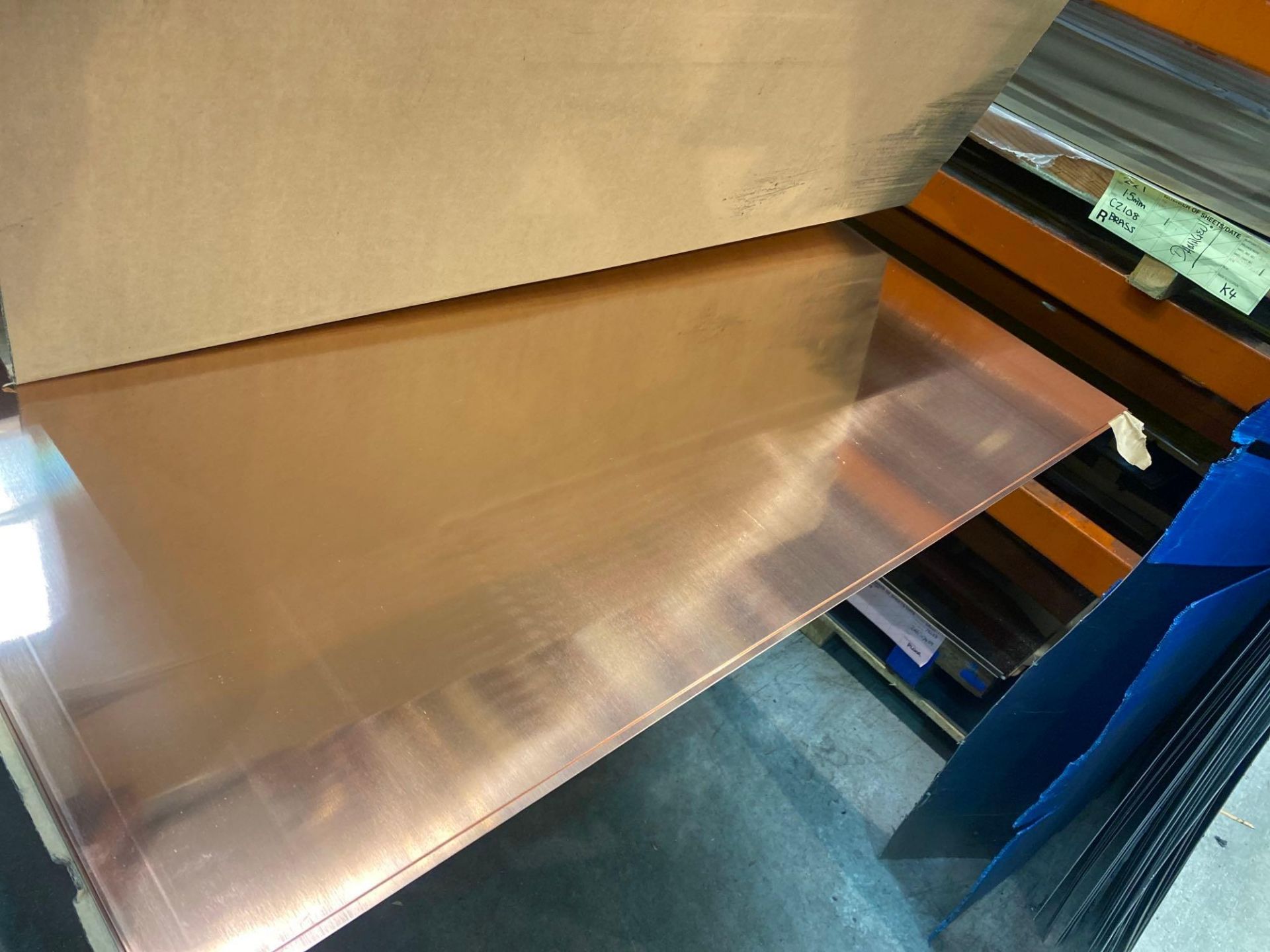 8 sheets of 4’- 2’ , 0.55mm C106 copper and 4 sheets of 2-1m, 0.9mm C101 copper. Any metal stock - Image 2 of 4