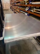 27 sheets of 2-1m, 2mm, 5251 aluminium. Any metal stock lots will be lifted and loaded by an on site