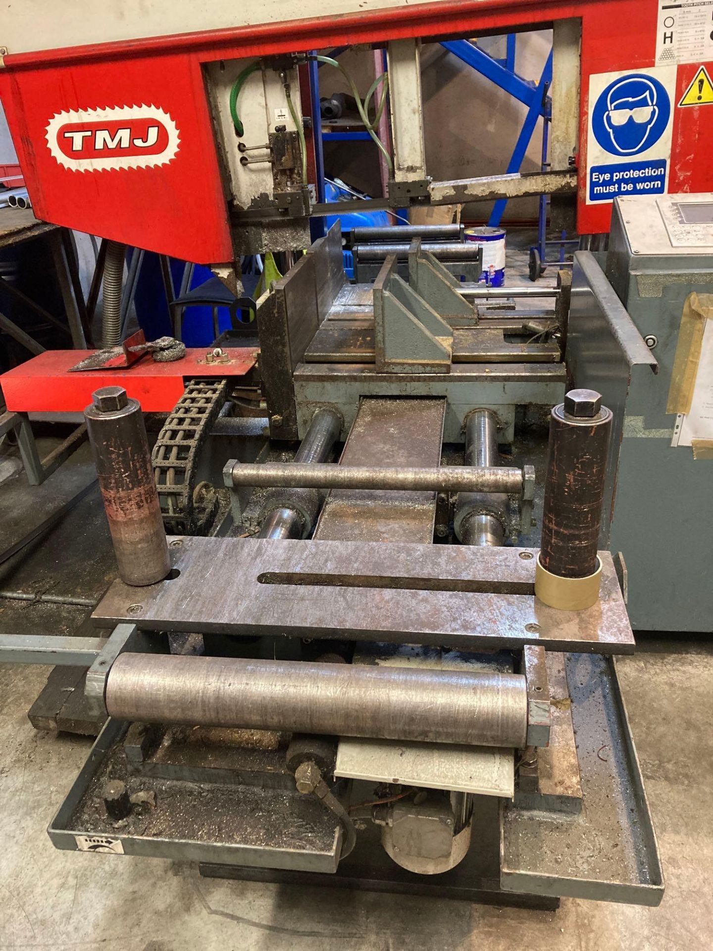 TMJ PP362 CNC double column band saw, (please note three phase, electrical disconnection will be - Image 5 of 8