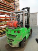 Toyota Cesab gas 2.5 tonne side shift forklift truck, Model: M325G DOM: 2014, Serial No. CE380052