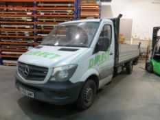 Mercedes Benz Sprinter 316 Cdi dropside lorry 3500kg 2143cc, Registration No. AV66 UWK, DOR: 31/12/