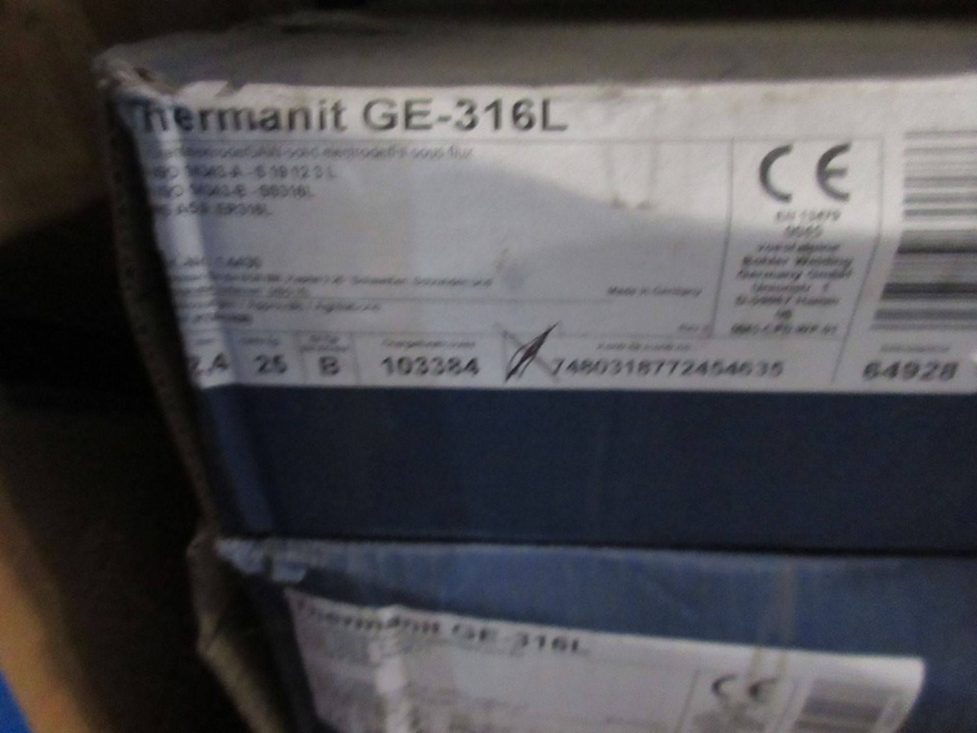 Three reels of Thermanit GE361L welding wire, part no. ER316L/2.4 - Image 2 of 3