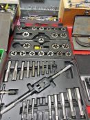 US Pro & Volkel tap & die sets, incomplete