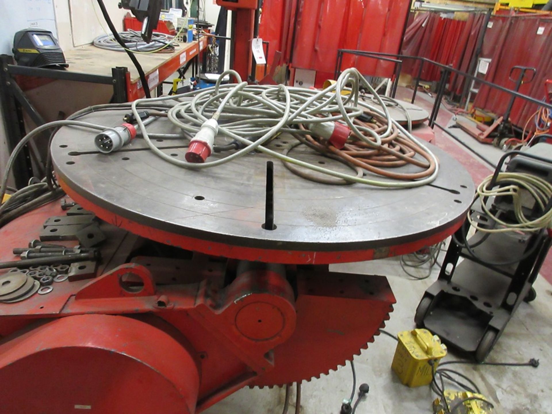 Un-named welding positioner, Westermans No. M185, serial no. 0396422, plate diameter 1550mm - Image 2 of 4