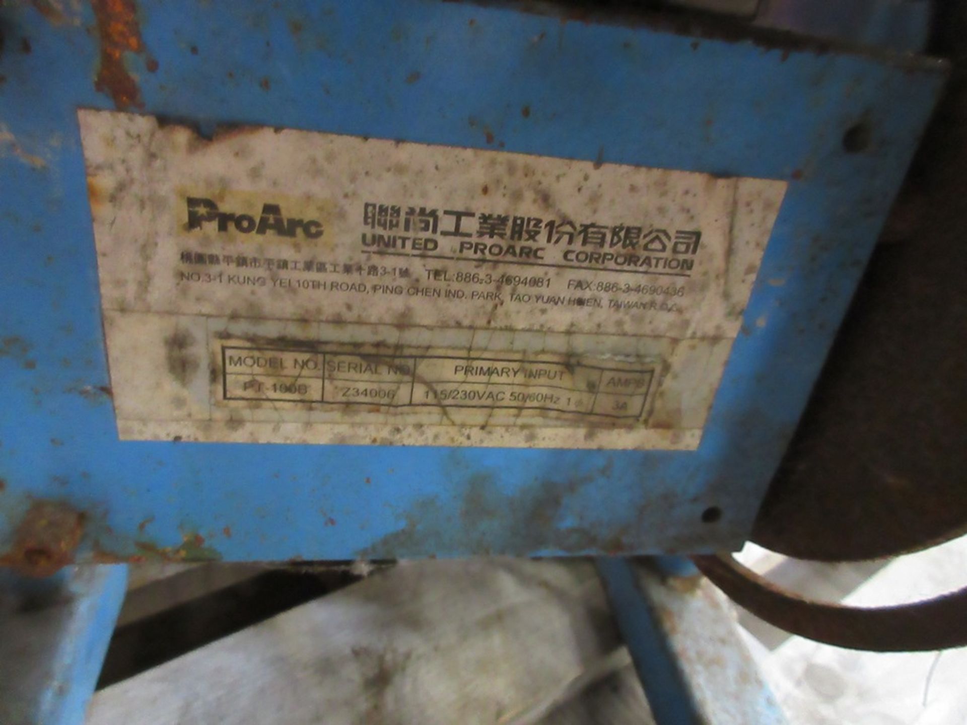 Three ProArc welding positioners models: PT-450M, PT-452, CB-001-12 serial nos. 131200501, - Image 5 of 6