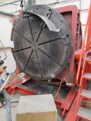 Un-named M12 12 tonne welding positioner, plate diameter approx. 1,550mm, Westermans plate serial